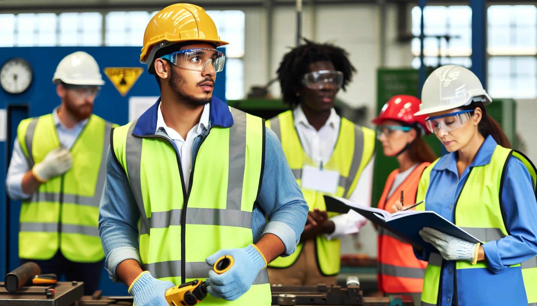Workplace safety and injury prevention in a professional environment