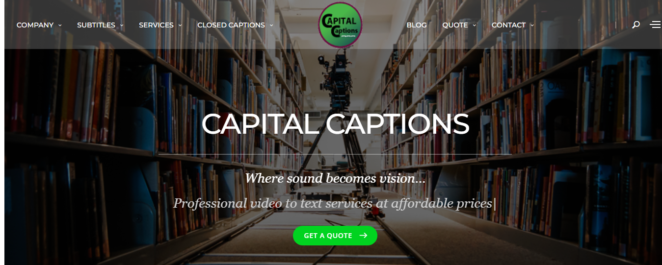 Capital Captions for captioning jobs for beginners