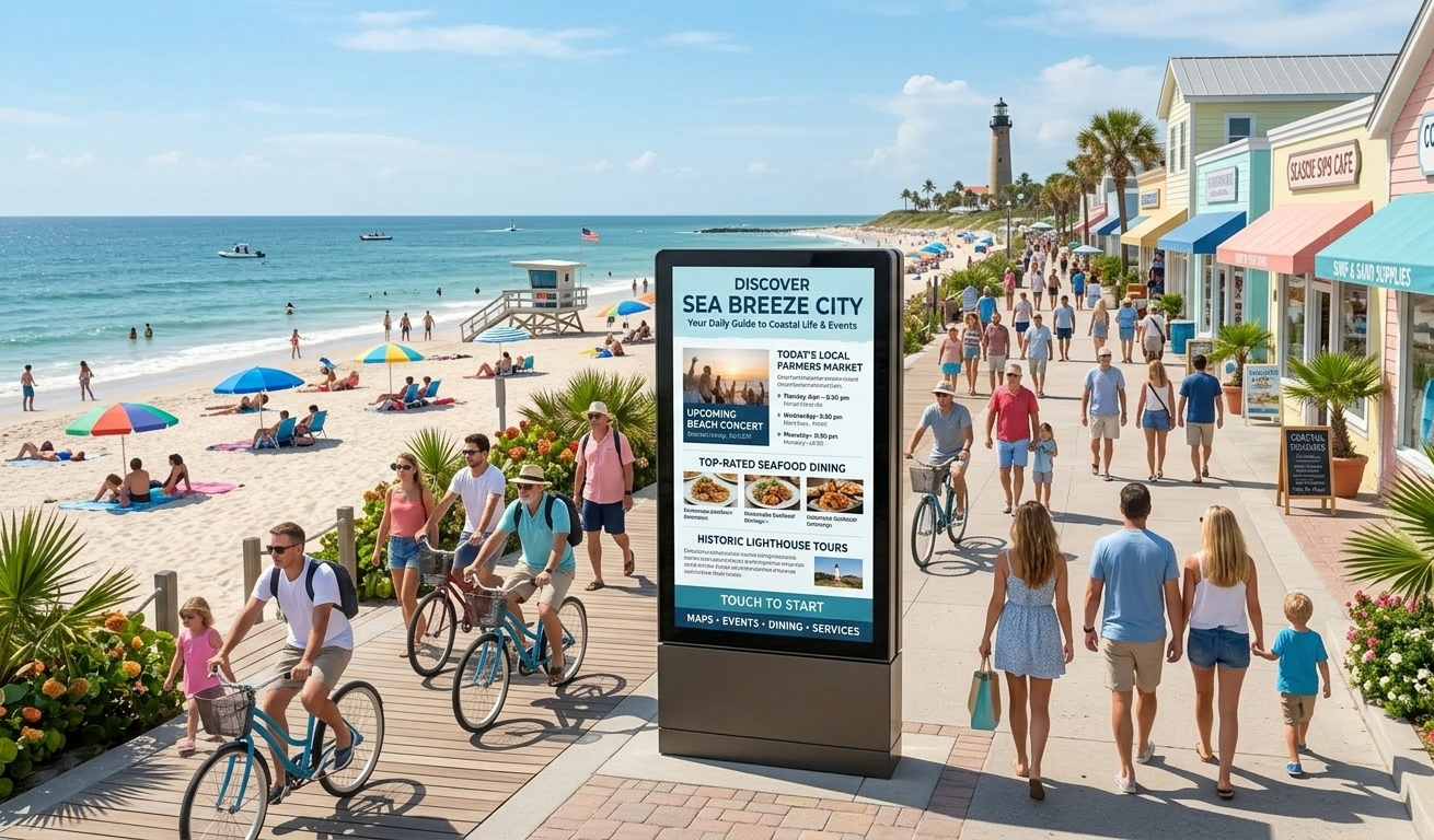 cloud-based software is necessary for managing digital signage for outdoor 