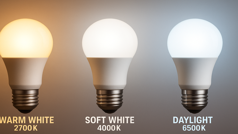 Incandescent bulbs color temperatures vary from one another