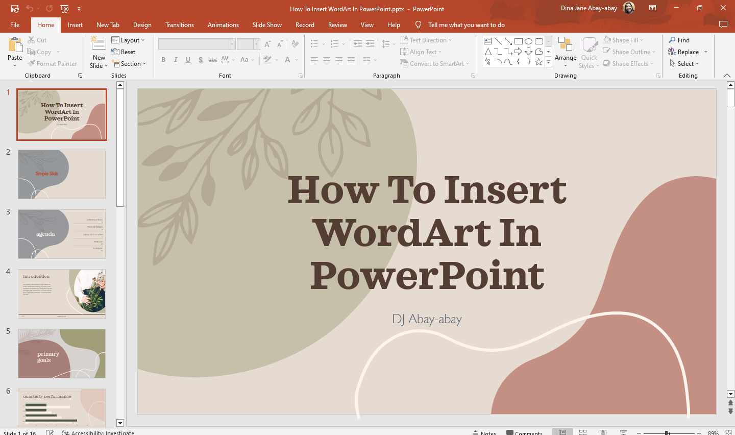 how-to-insert-wordart-in-powerpoint-in-4-easy-steps