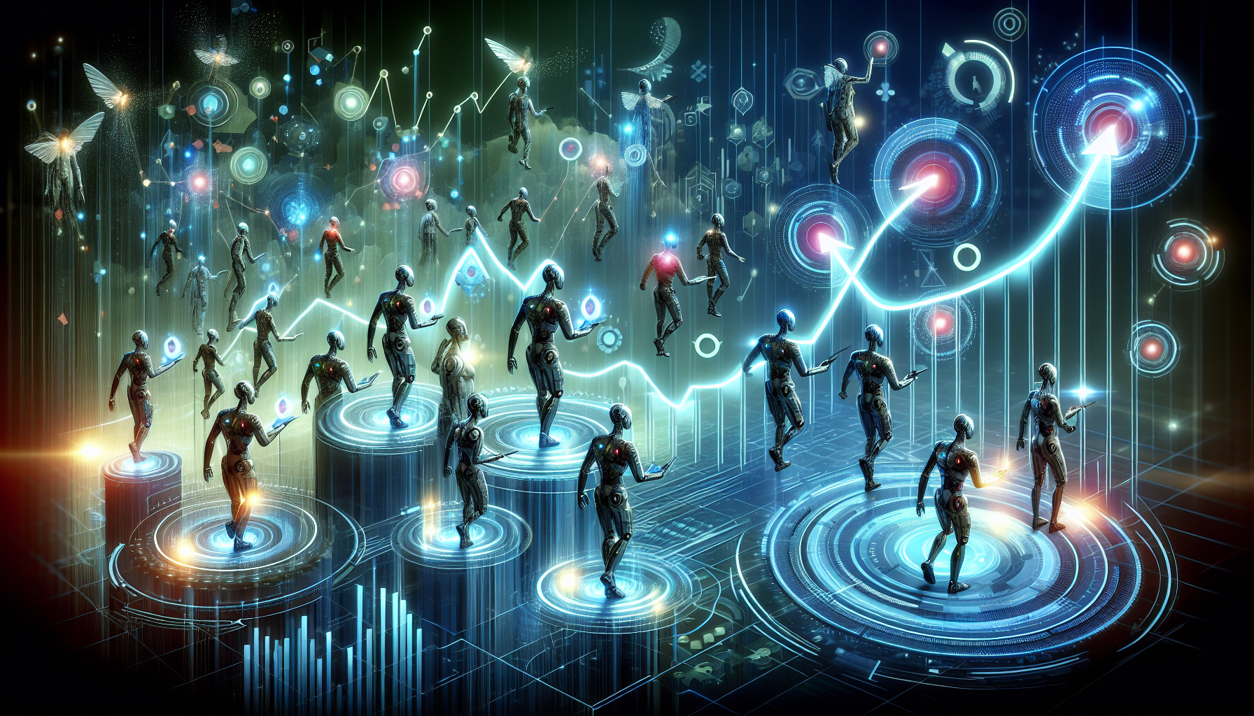 Illustration of sales leaders embracing innovation and adaptability