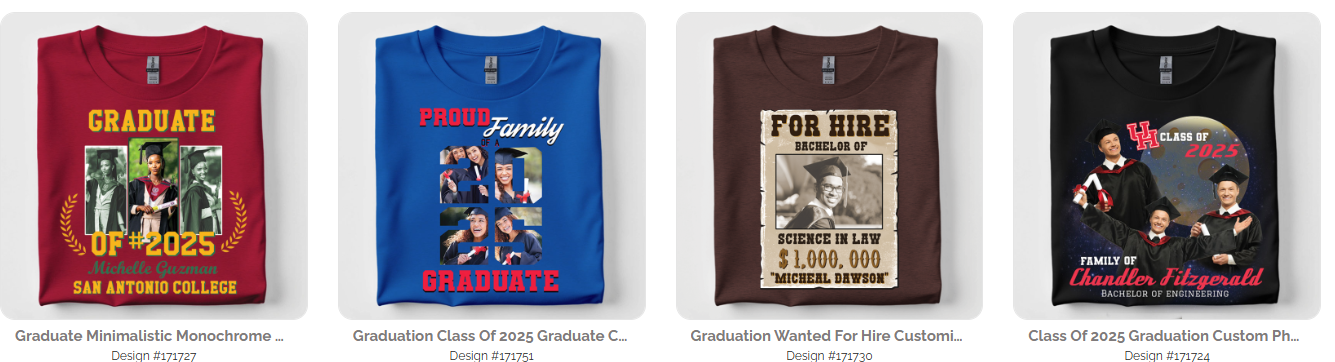Personalized Graduation Shirts