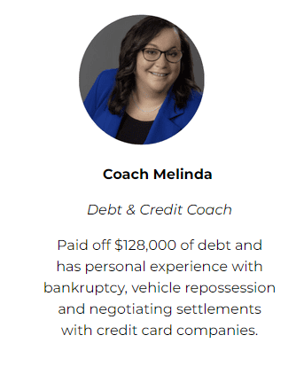 Coach Melinda teaches debt and credit