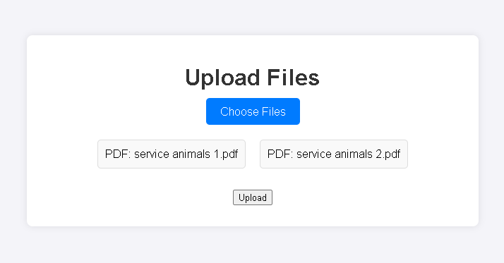 html file upload example javascript