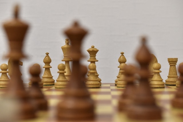 chess, brown, wood