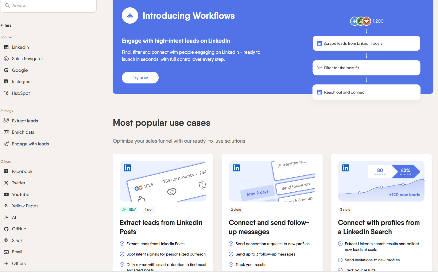 PhantomBuster tools