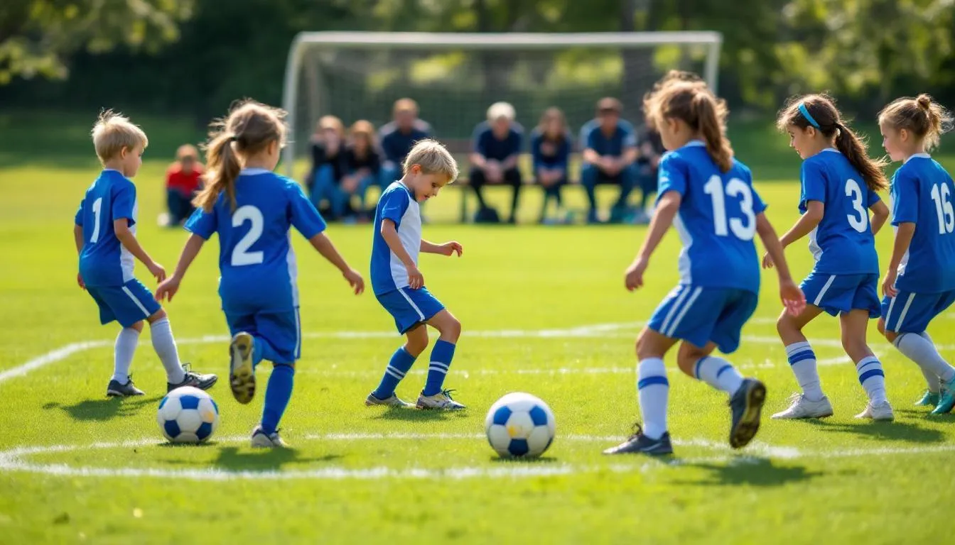 ein Fußballspiel spielen