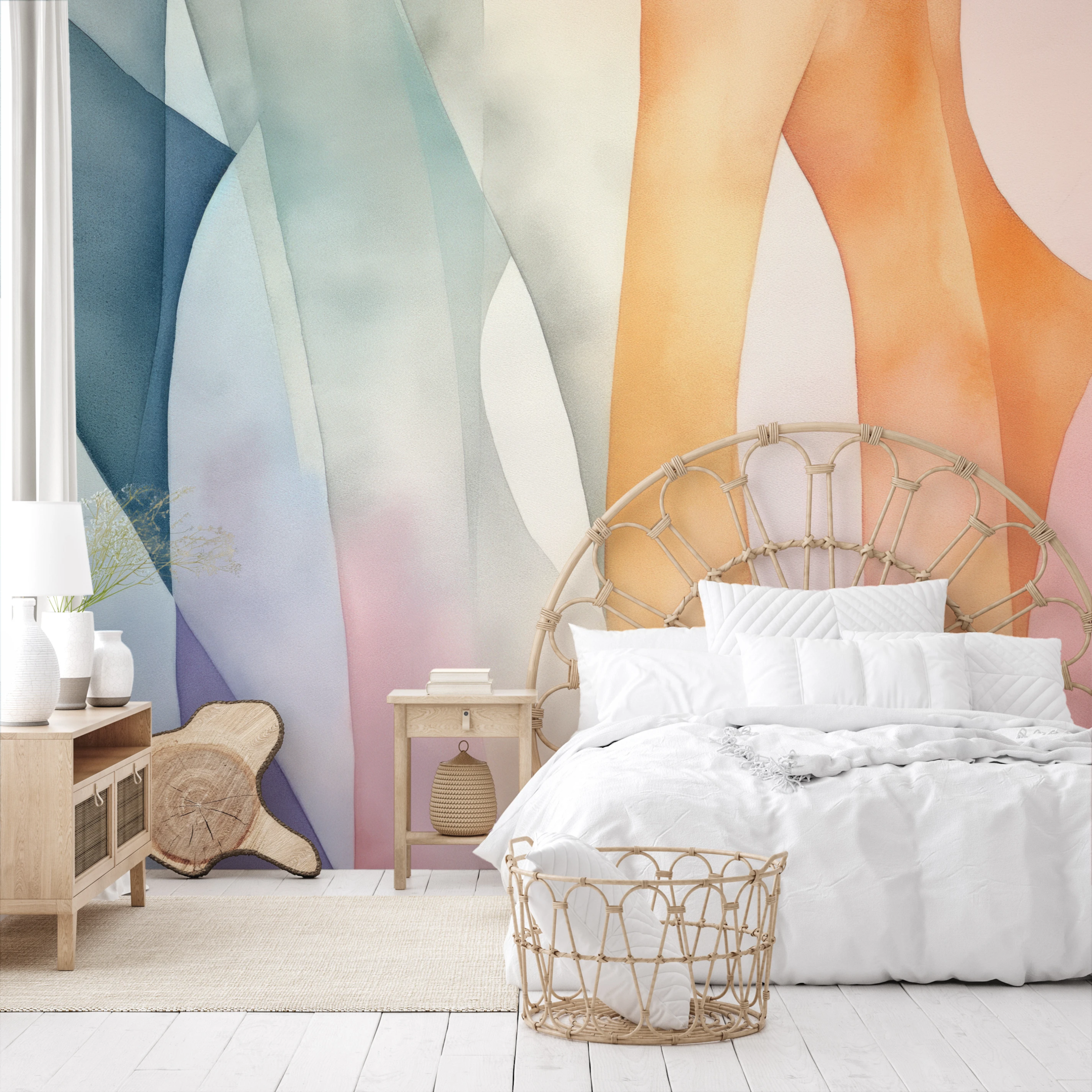 One of the Decomura photo wallpaper patterns from the "Gentle Aura" collection