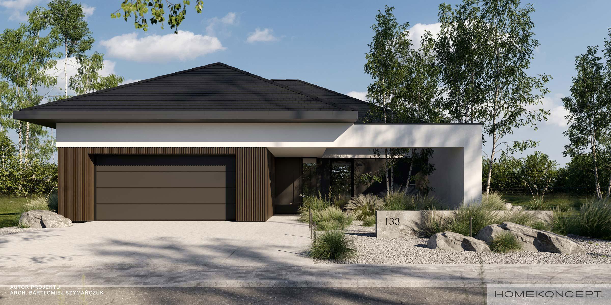 Projekt domu parterowego HOMEKONCEPT 133