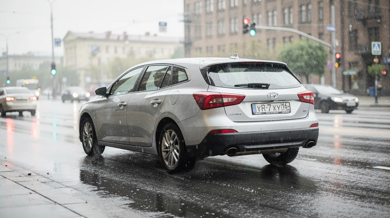 Driving in the rain
