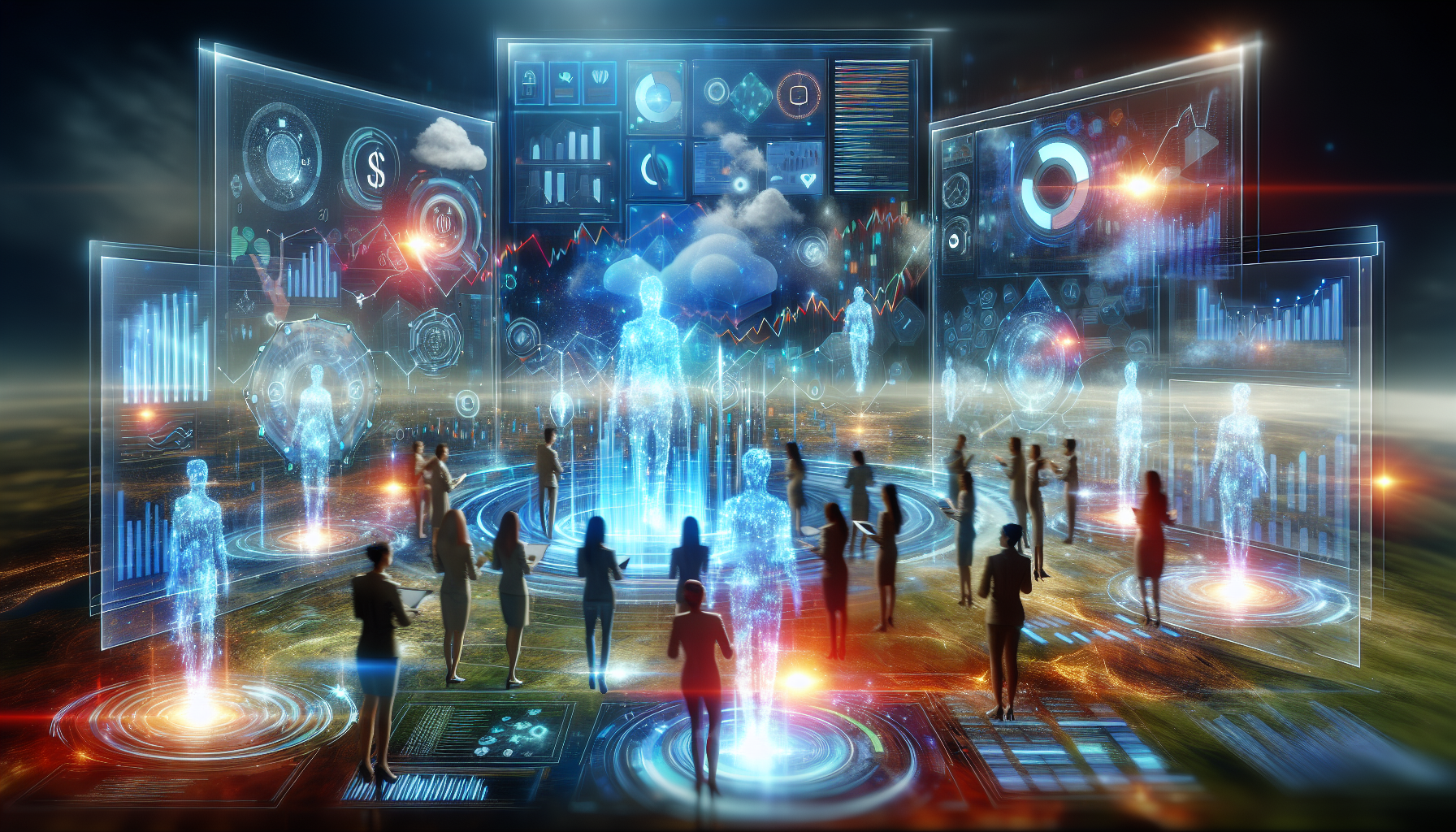 Illustration of virtual accounting services