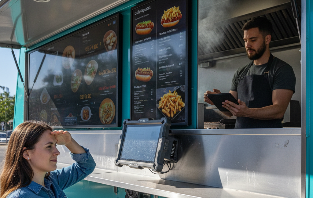 10 Best Digital Menu Boards For Food Trucks (Ultimate Guide) 14 weatherproof outdoor menu screens