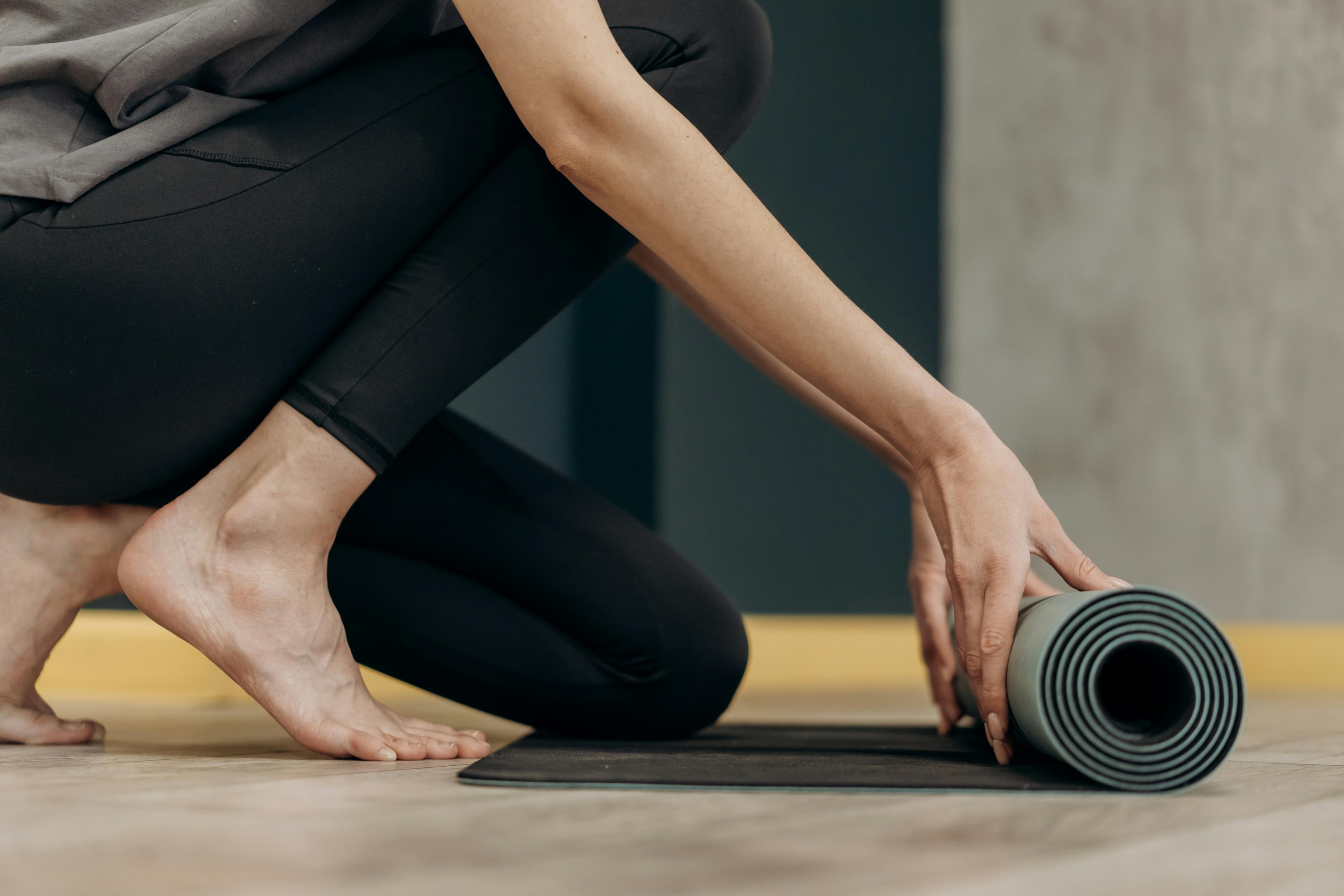 Allowing your body to recover is a great way to gain muscle. Give your body some time to fix itself instead of throwing in exercise after exercise. Rest days helps you stay ready for the next workout and makes you more consistent in your training. Photo by Mikhail Nilov: https://www.pexels.com/photo/woman-unrolling-a-yoga-mat-6740753/