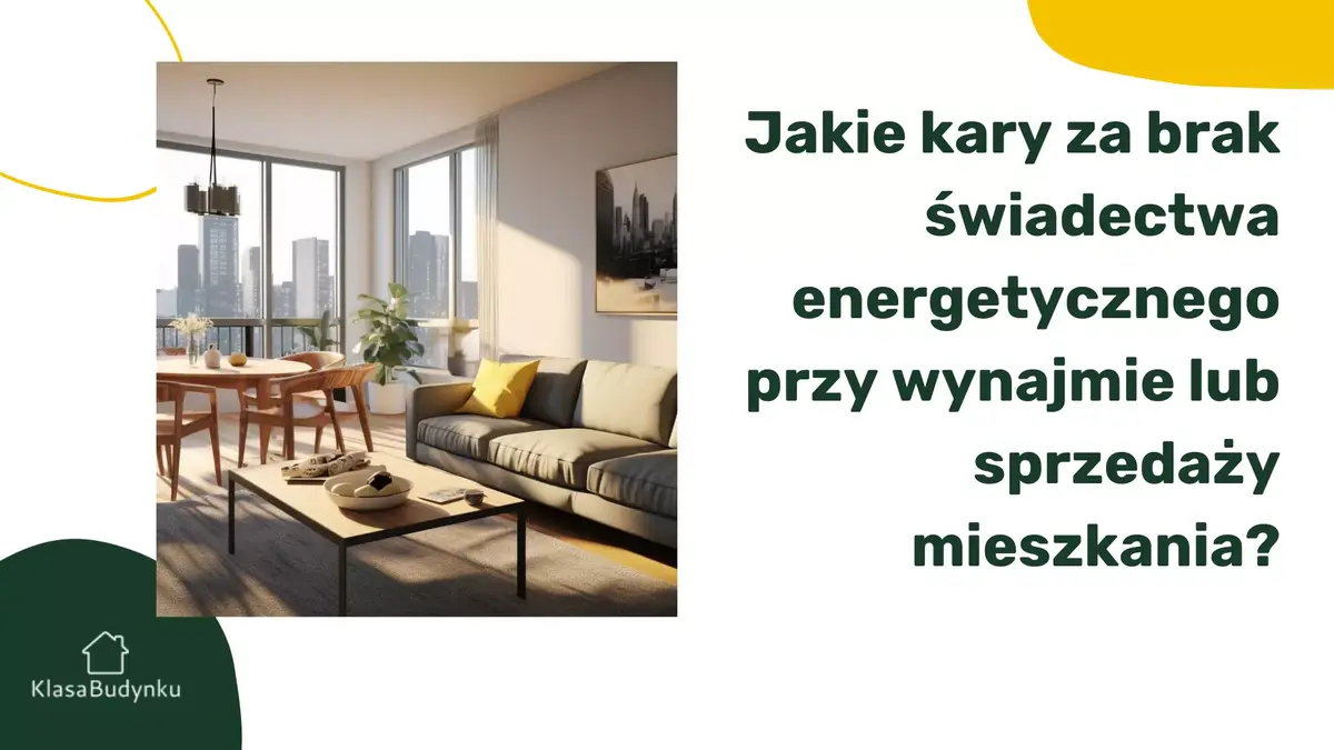 jakie kary są za brak świadectwa energetycznego przy wynajmie