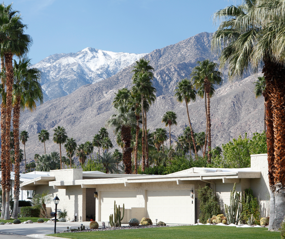 Take an architectural walking tour to see Elvis' honeymoon hideaway and its piano shaped swimming pool