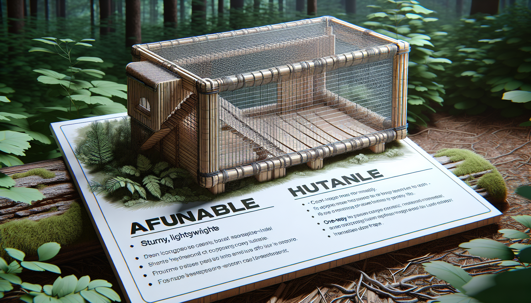 Budget-friendly humane wildlife trap