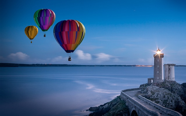 balloons, hot air balloon rides, lighthouse