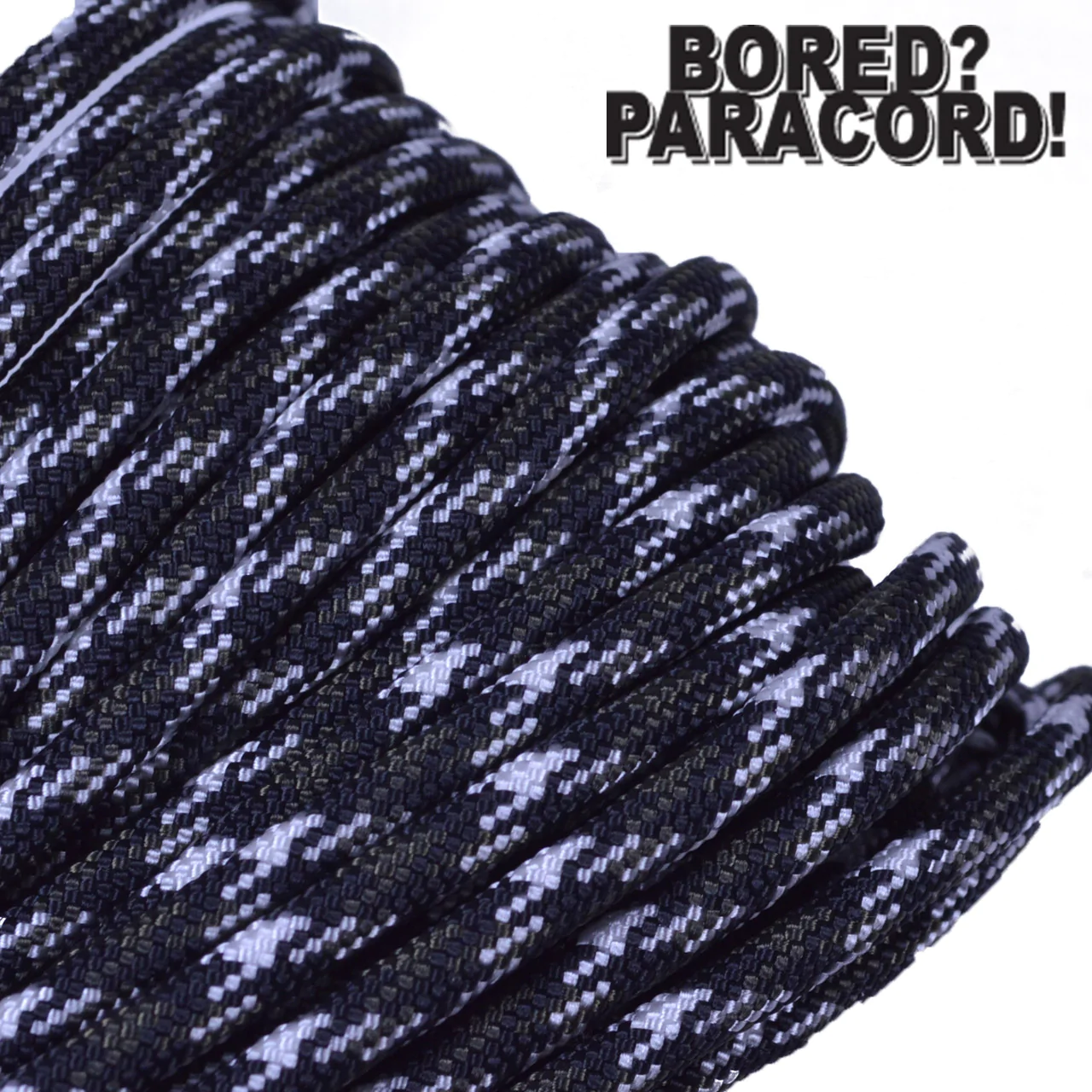 Find Top Paracord Manufacturer in USA for Your Outdoor Adventure Now! 6 Bored 550 Type III Paracord in the color army camo