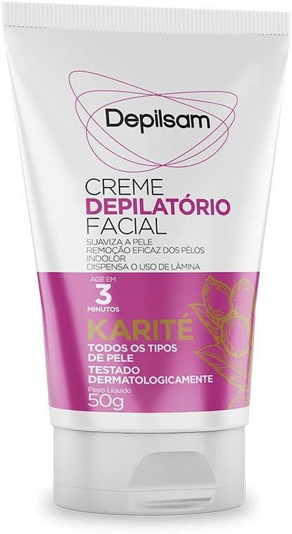 Creme Depilatório Facial Karité Depilsam. Imagem: Amazon