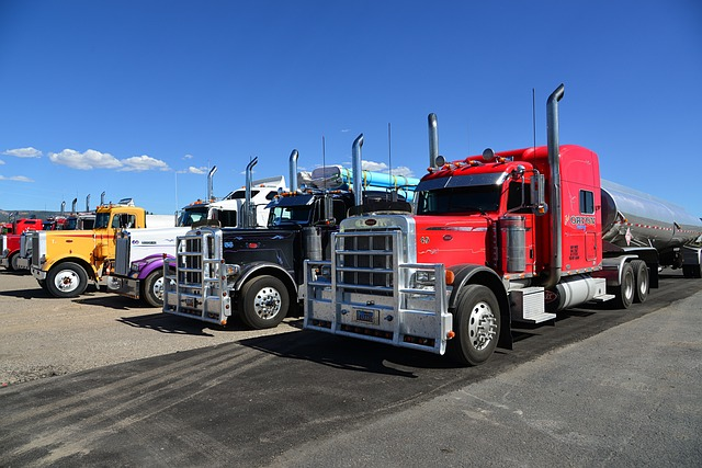 truck, semi-trailer, usa