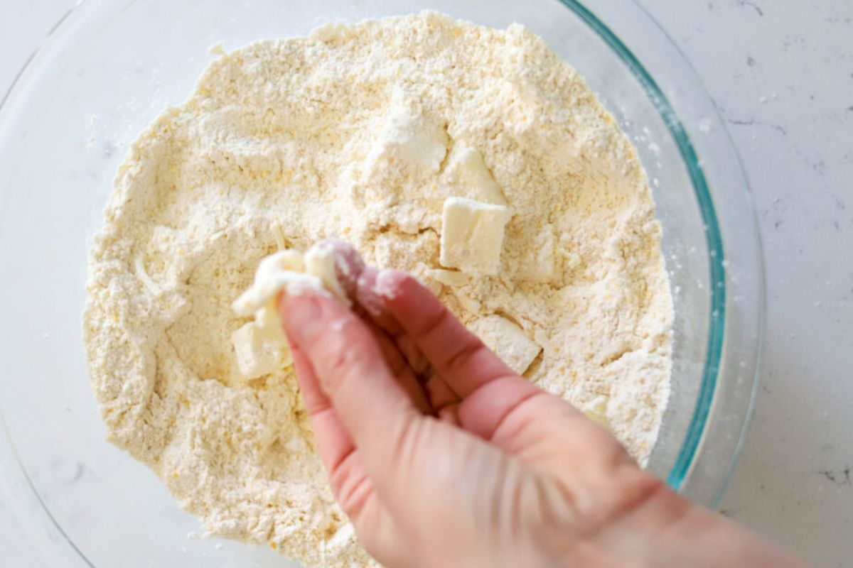 Basic pastry needs flour, water, and fat.