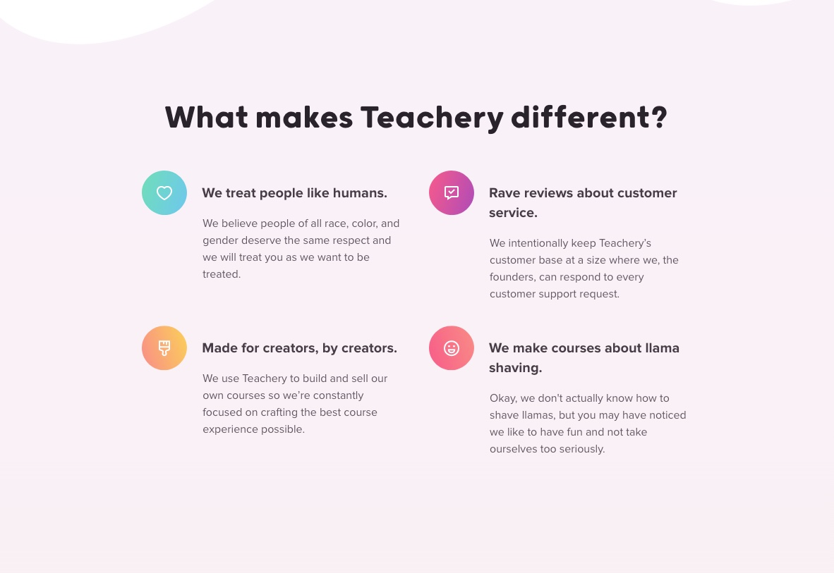What makes Teachery different?