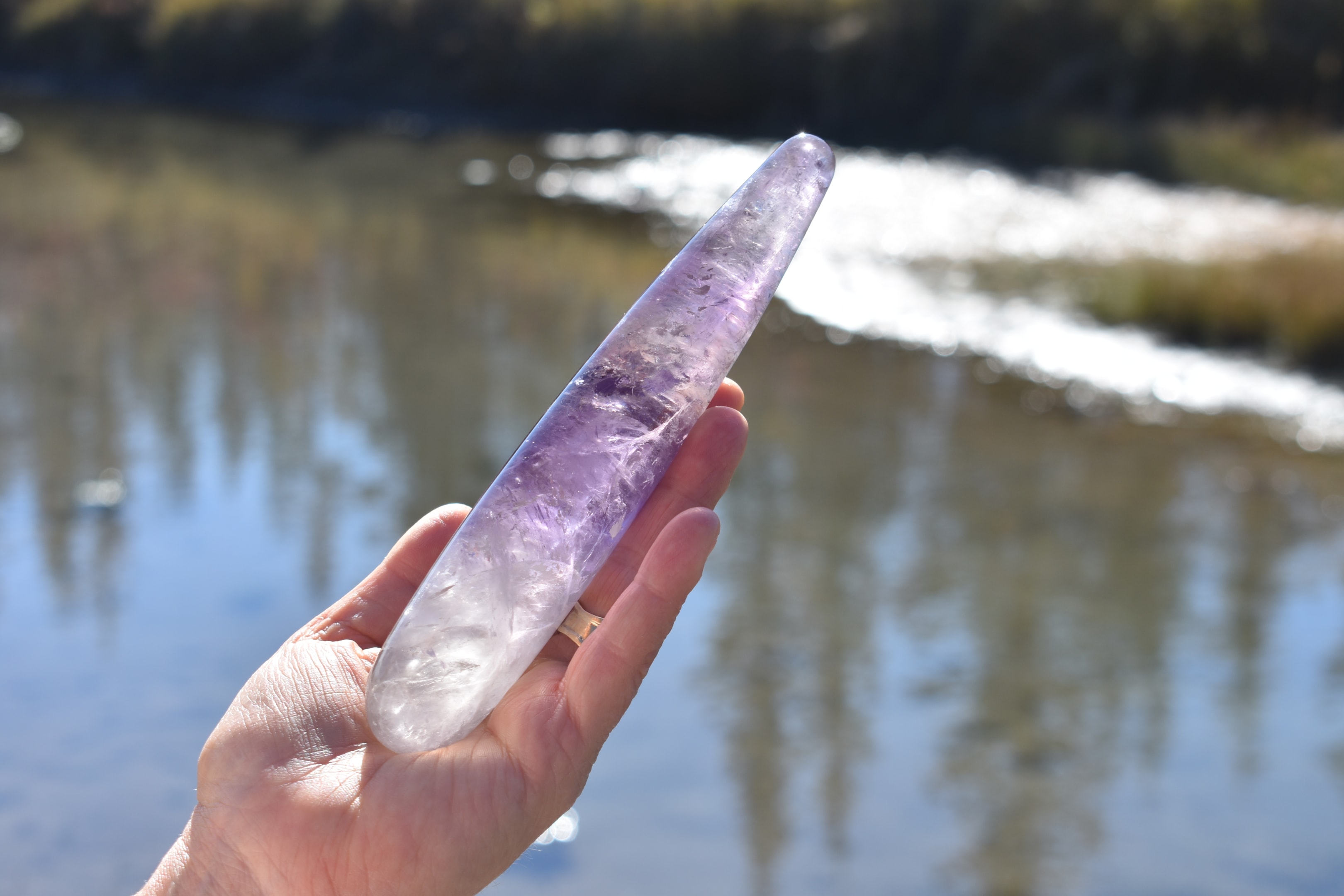 Chakra wand with metaphysical properties
