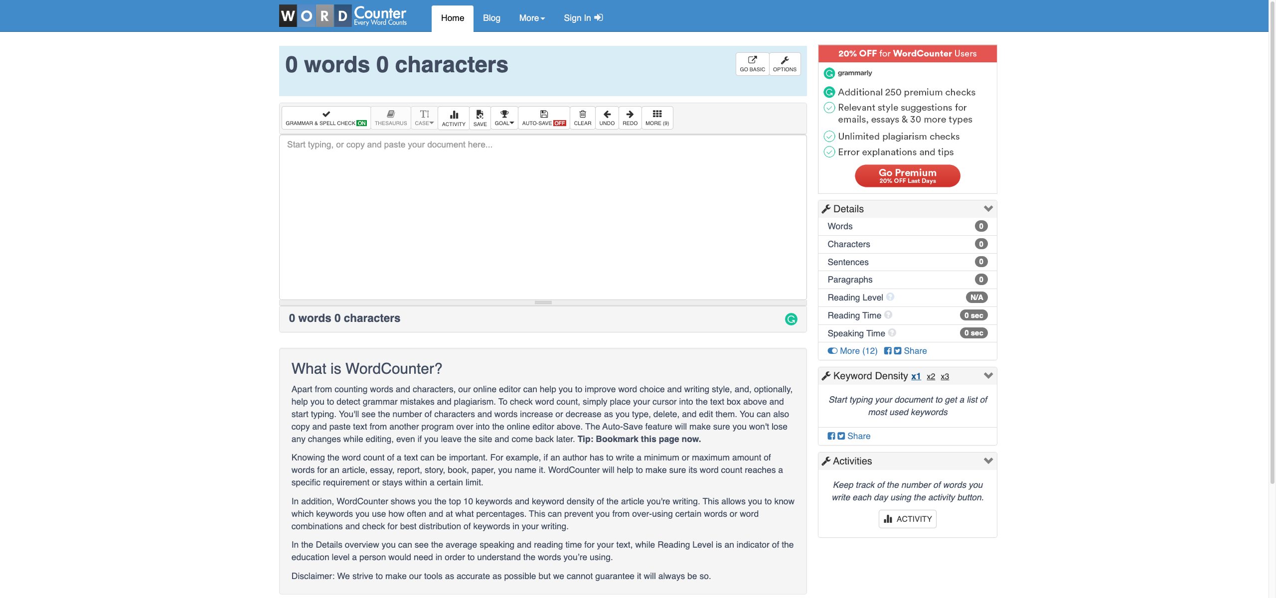 Word Counter
