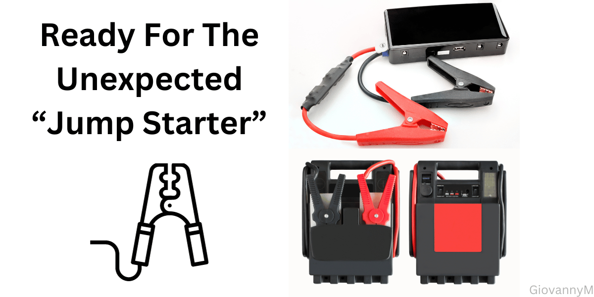 Ever leave your lights on in accident? have no worries. Jump starter
