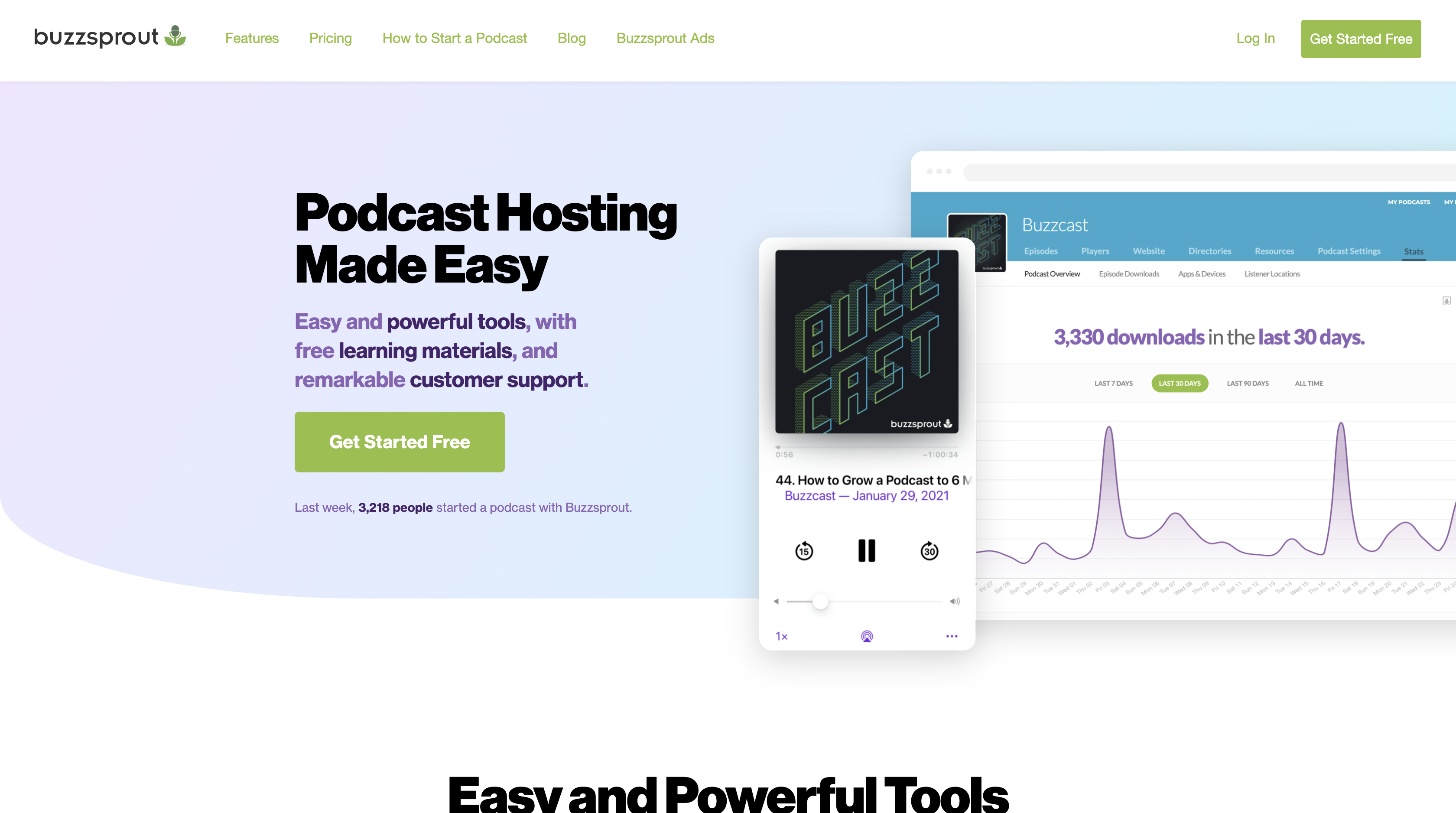 Platforms like Buzzsprout make podcast set up easy. It my opinion Buzzsprout is the best podcast hosting available, and they have their own podcast about starting podcasts!