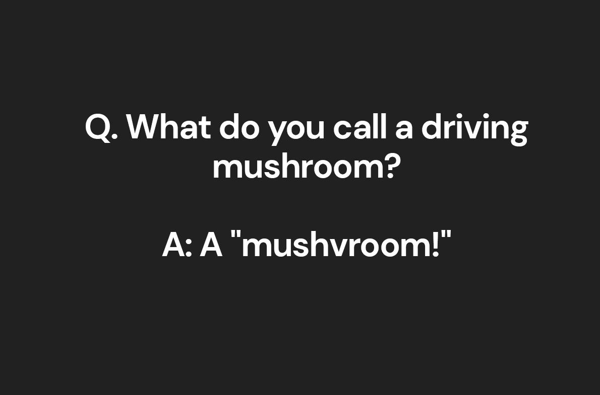 mushroom puns