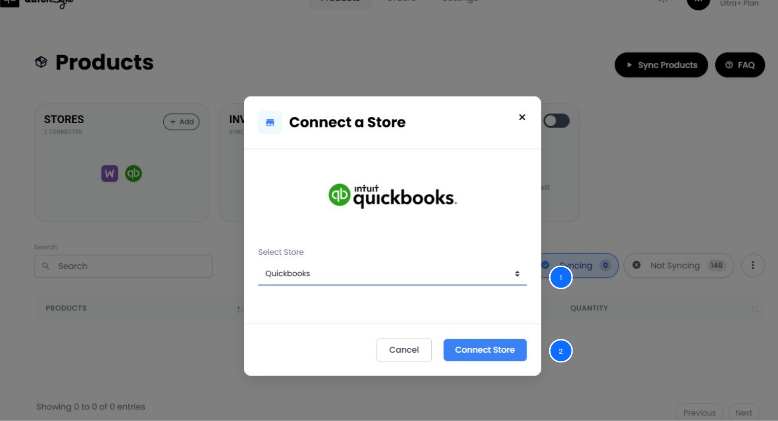 Connect QuickBooks