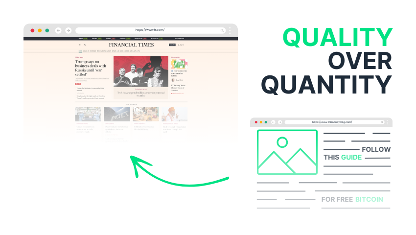 Quality over Quantitiy