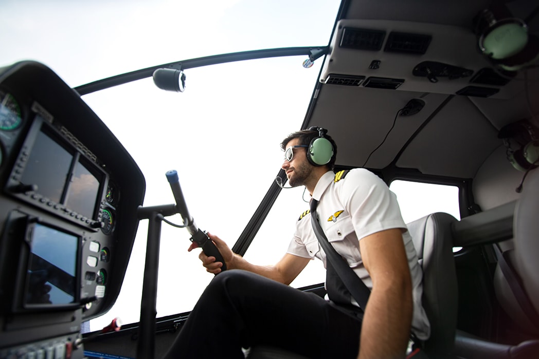 student pilot preparing for first solo flight