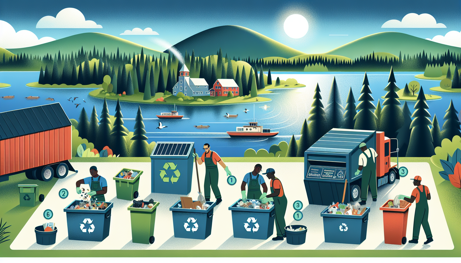 Environmentally responsible waste management practices in Maine