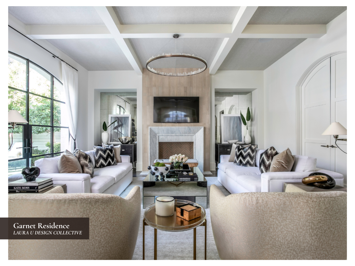 the living room in our Garnet Residence