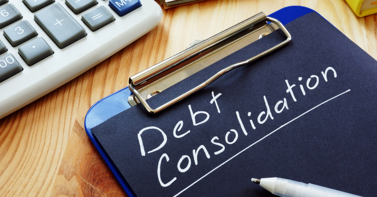 Image of consolidated debts and simplified payments in Chapter 13 bankruptcy.