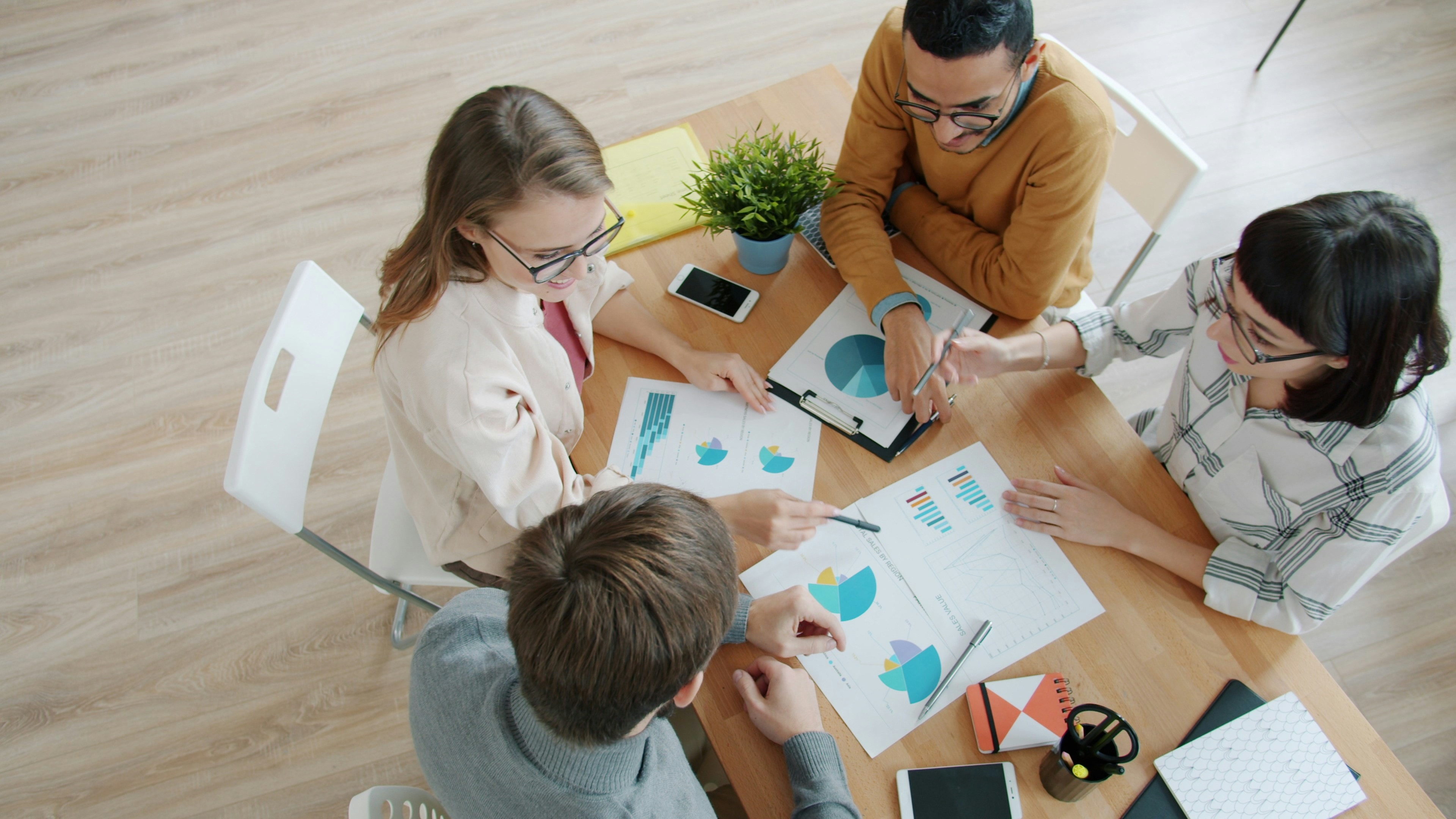 Small real estate team evaluates metrics for various direct mail campaigns.