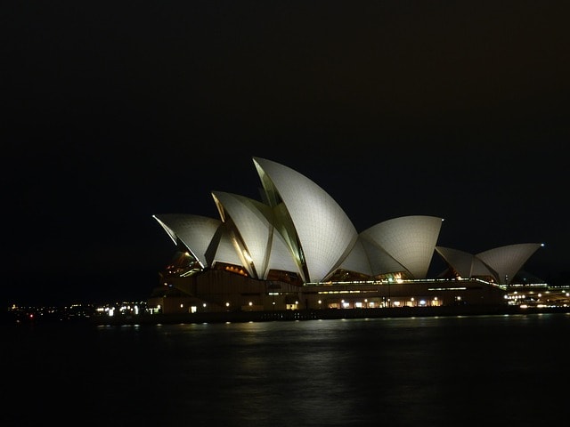 sydne, opera, opera house, night, concert hall