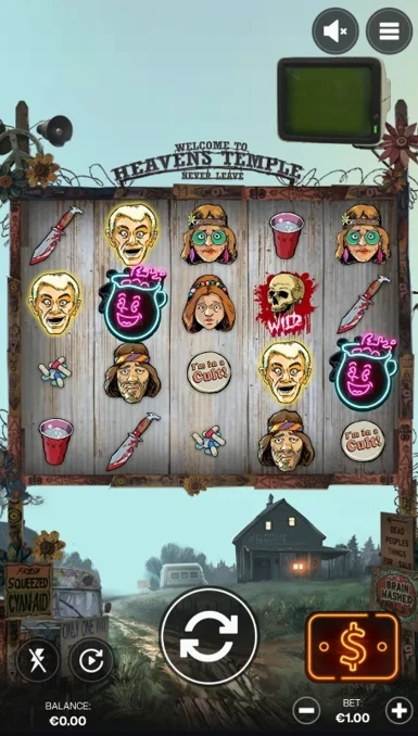The interface of the slot in the mobile version