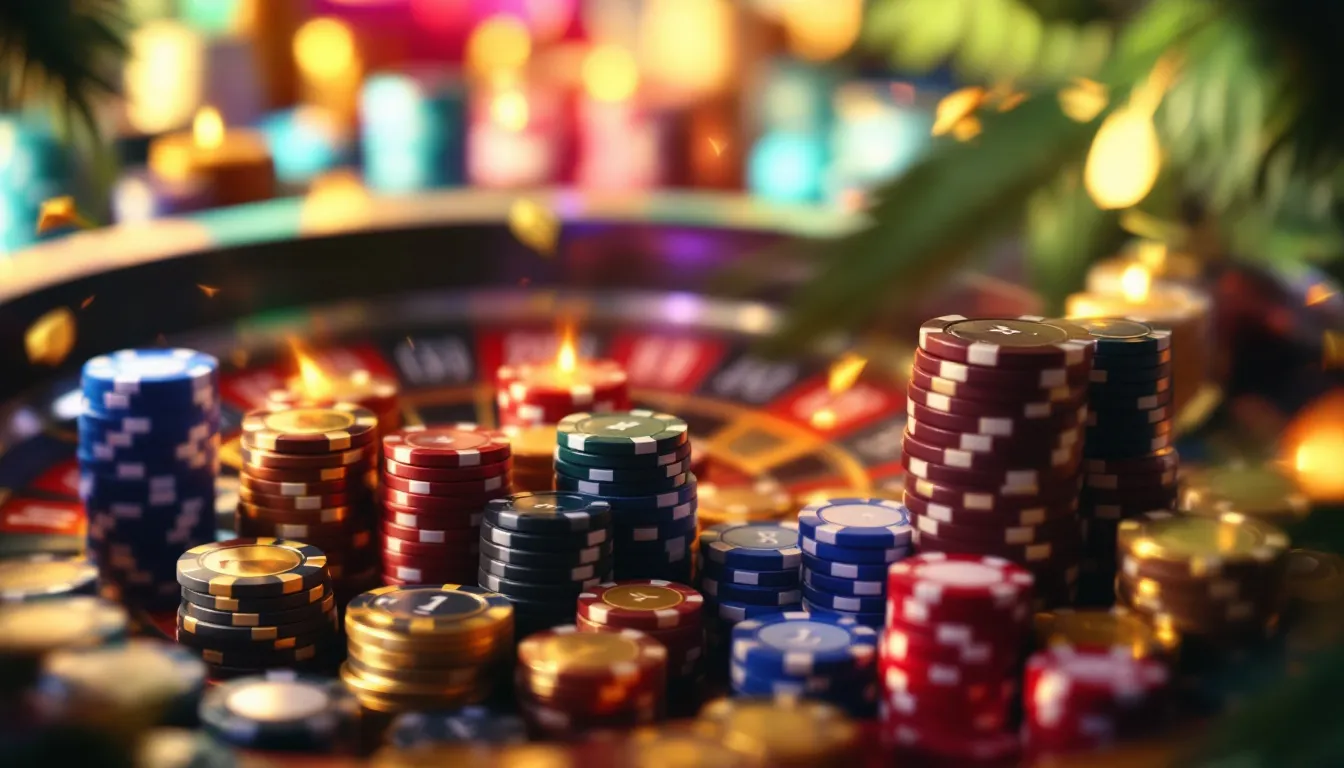 Mainosbannerit pankkisiirron kasinobonuksia varten.