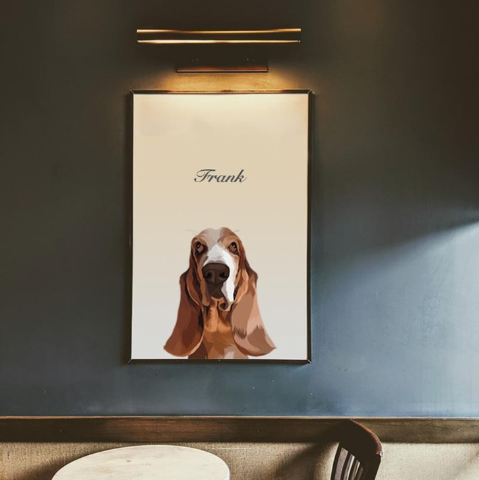 Custom dog portrait