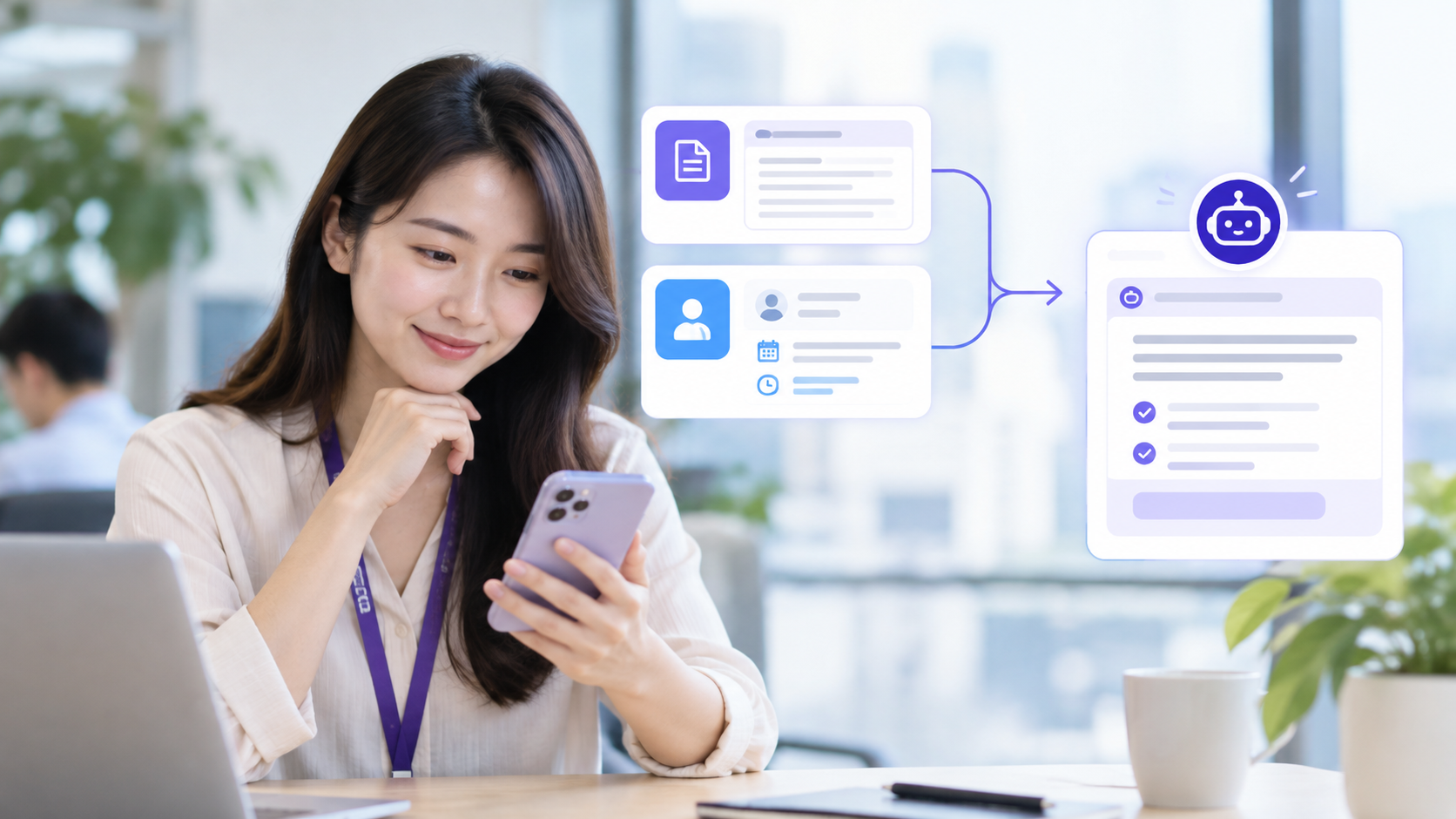 An HR chatbot can help HR teams, HR professionals, and HR departments handle employee questions, HR queries, HR support, and routine tasks through employee self service.