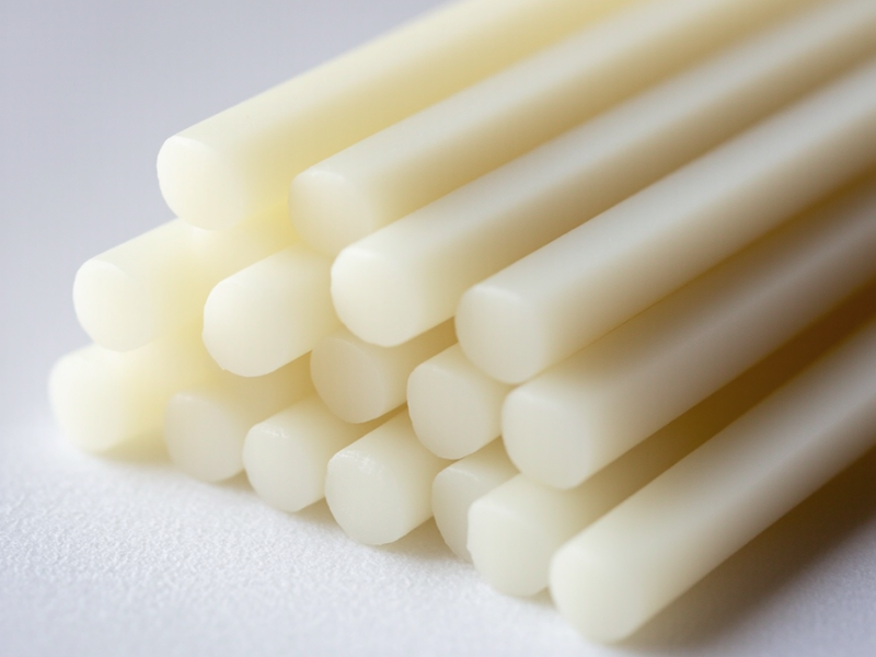 Image showing hot glue sticks neatly arranged together