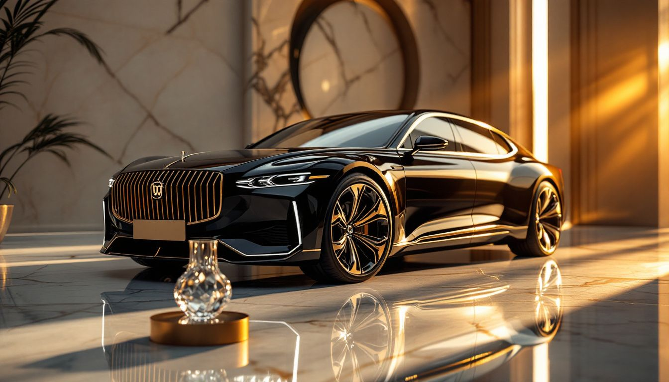 A luxurious Hongqi car showcasing the elegance of Chinese luxury car brands.