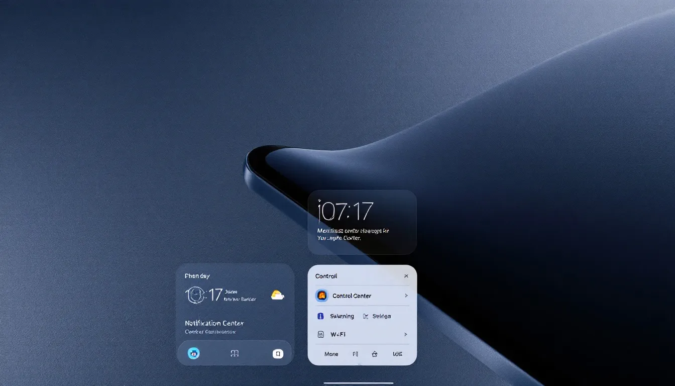 Neue Funktionen von iOS 17 für iPad, dargestellt durch ein Screenshot von der Benutzeroberfläche.