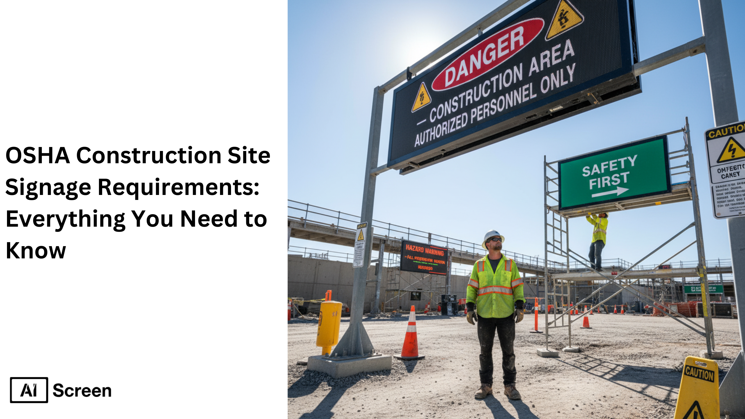 What Are the OSHA Construction Site Signage Requirements? 1 osha construction safety signage