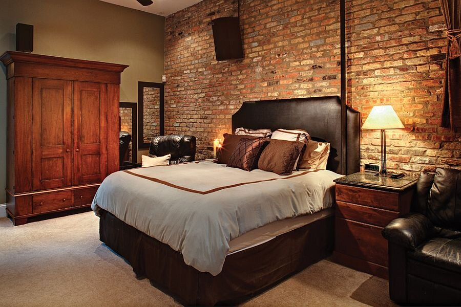 Red Brick Bedroom color