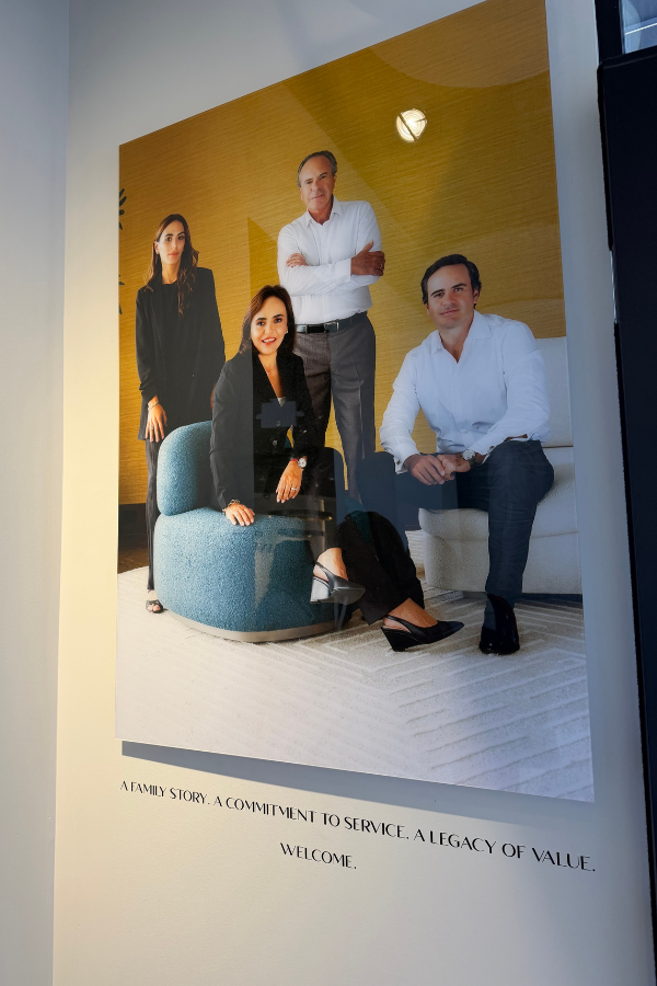 the Adriana Hoyos showroom at High Point Market